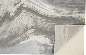 Azure 3524F Silver/Teal Rug