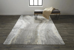 Azure 3524F Silver/Teal Rug