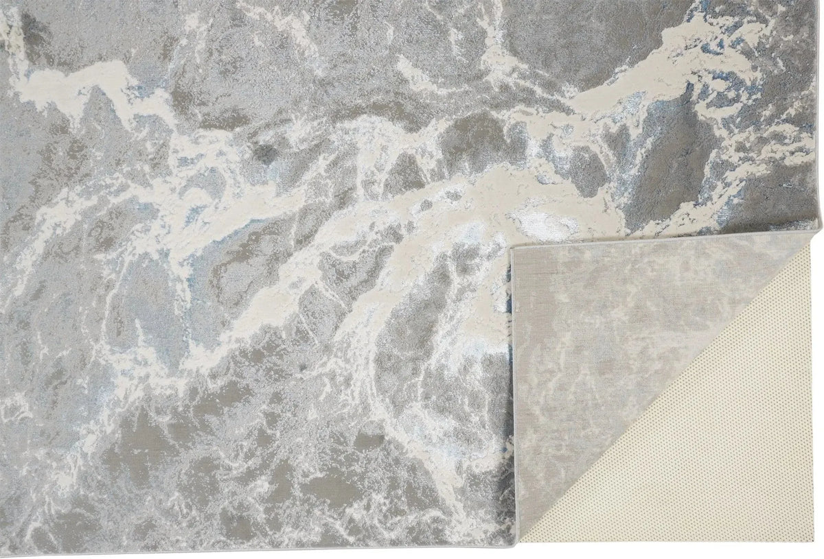 Azure 3539F Silver/Blue Rug