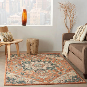 Bahari BAH02 Rust Rug