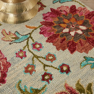 Bahari BAH04 Grey/Multi Rug