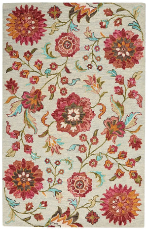 Bahari BAH04 Grey/Multi Rug