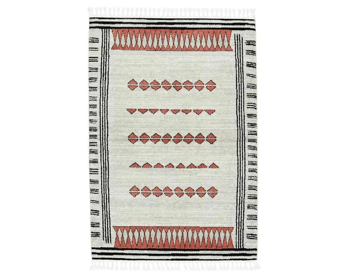 Bahia BAH01 Grey/White Rug