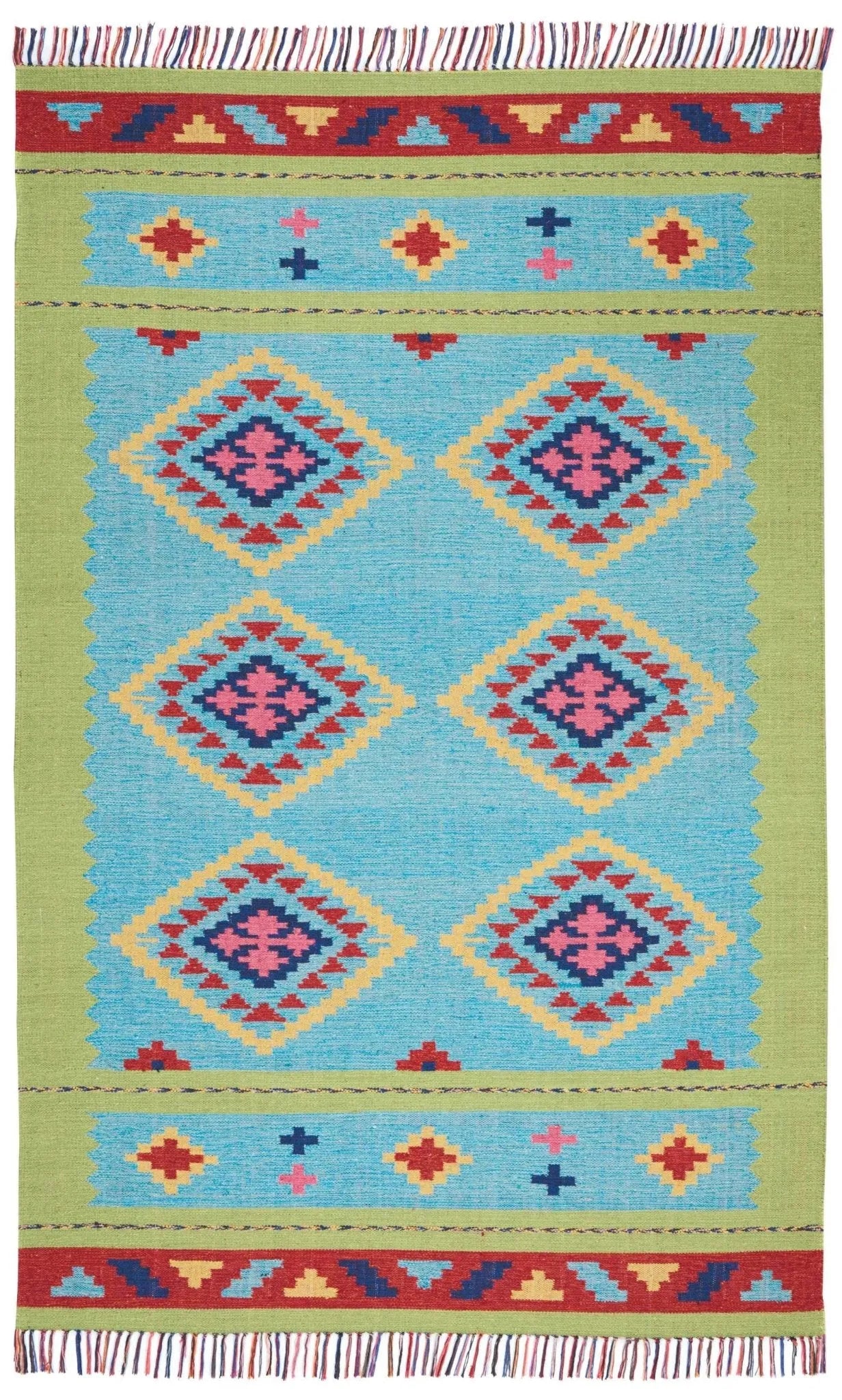 Baja BAJ02 Blue Green Rug