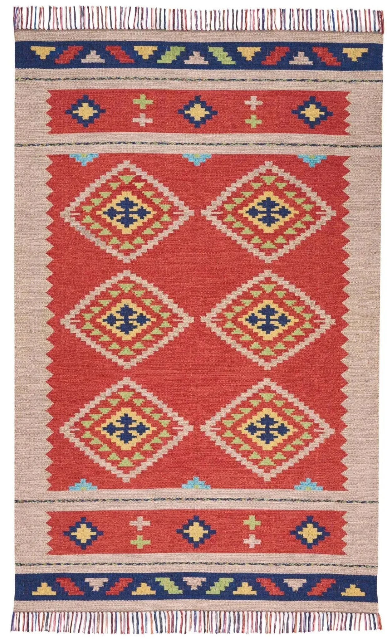 Baja BAJ02 Red/Bge Rug