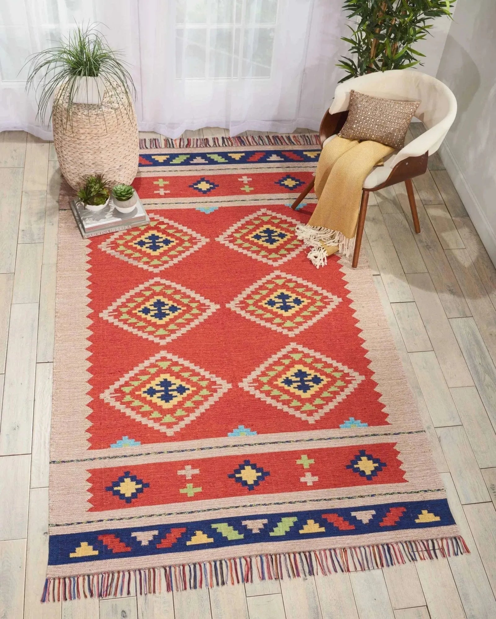 Baja BAJ02 Red/Bge Rug