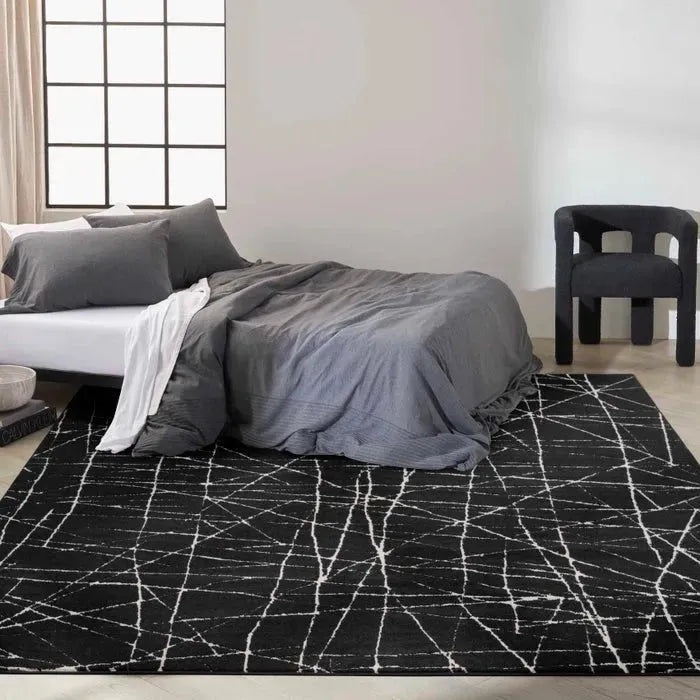 Balance BLN02 Black/Ivory Rug