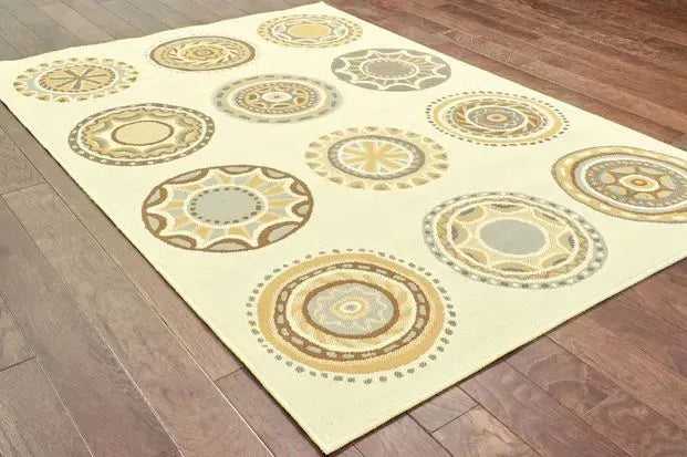 Bali 3162U Ivory Grey Rug