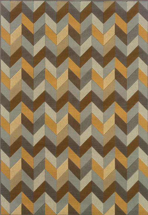 Bali 4902X Grey/ Gold Rug