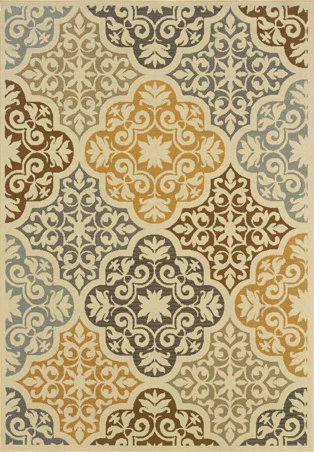 Bali 4904W Ivory/ Grey Rug