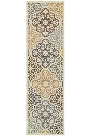 Bali 4904W Ivory/ Grey Rug