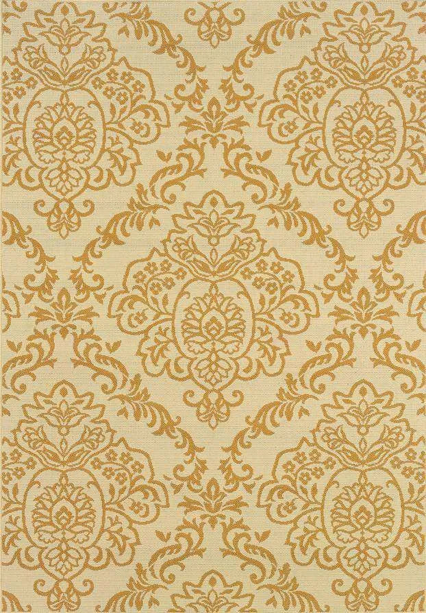 Bali 8424J Ivory/ Gold Rug