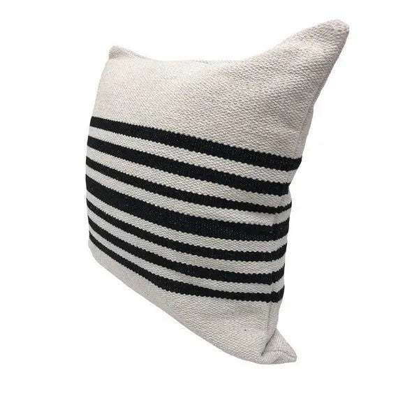 Banded 04715BKT Black/White Pillow