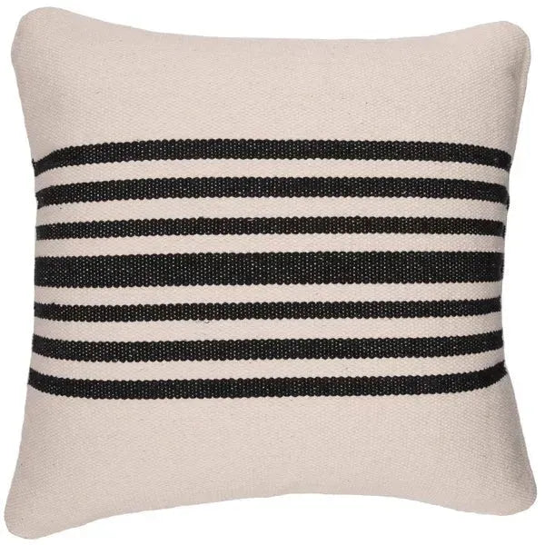 Banded 04715BKT Black/White Pillow