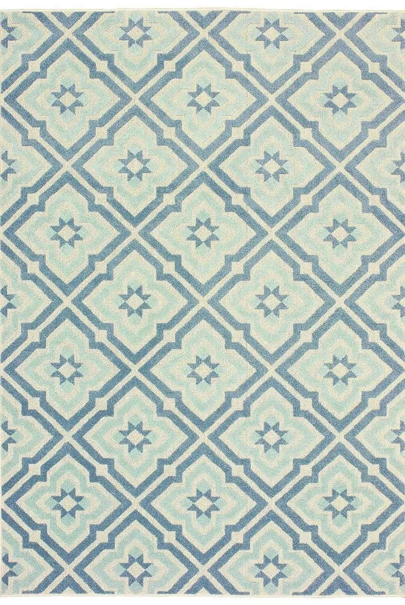 Barbados 1801H Blue Ivory Rug