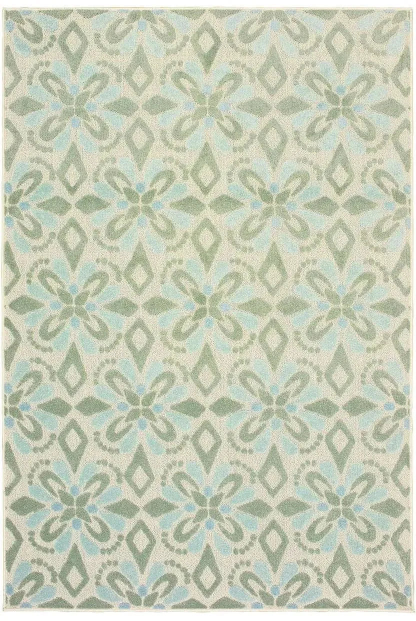 Barbados 5994J Ivory Green Rug