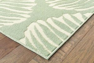 Barbados 8027Z Green Ivory Rug