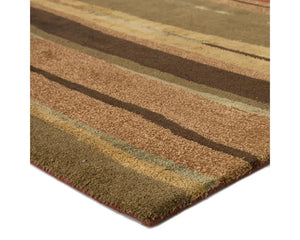 Baroque BQ06 Bernini Classic Rust / Bronze Green Rug