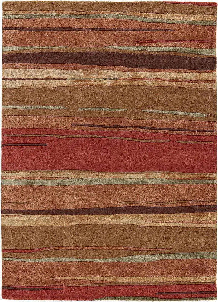 Baroque BQ06 Bernini Classic Rust / Bronze Green Rug