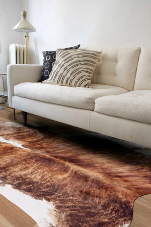 Bartlett ARGCOWHD Brown/Tan/White Rug