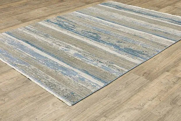 Bauer 42L Blue/Beige Rug