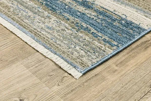 Bauer 42L Blue/Beige Rug