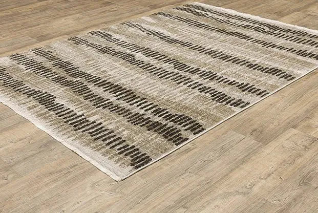 Bauer 8120D Beige/Charcoal Rug
