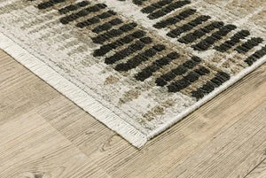 Bauer 8120D Beige/Charcoal Rug