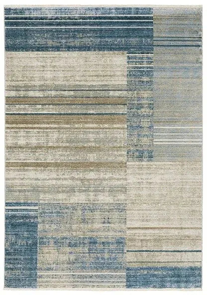 Bauer 90B Blue/Beige Rug