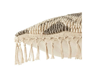 Bayu BAY02 Grey/Ivory Pillow