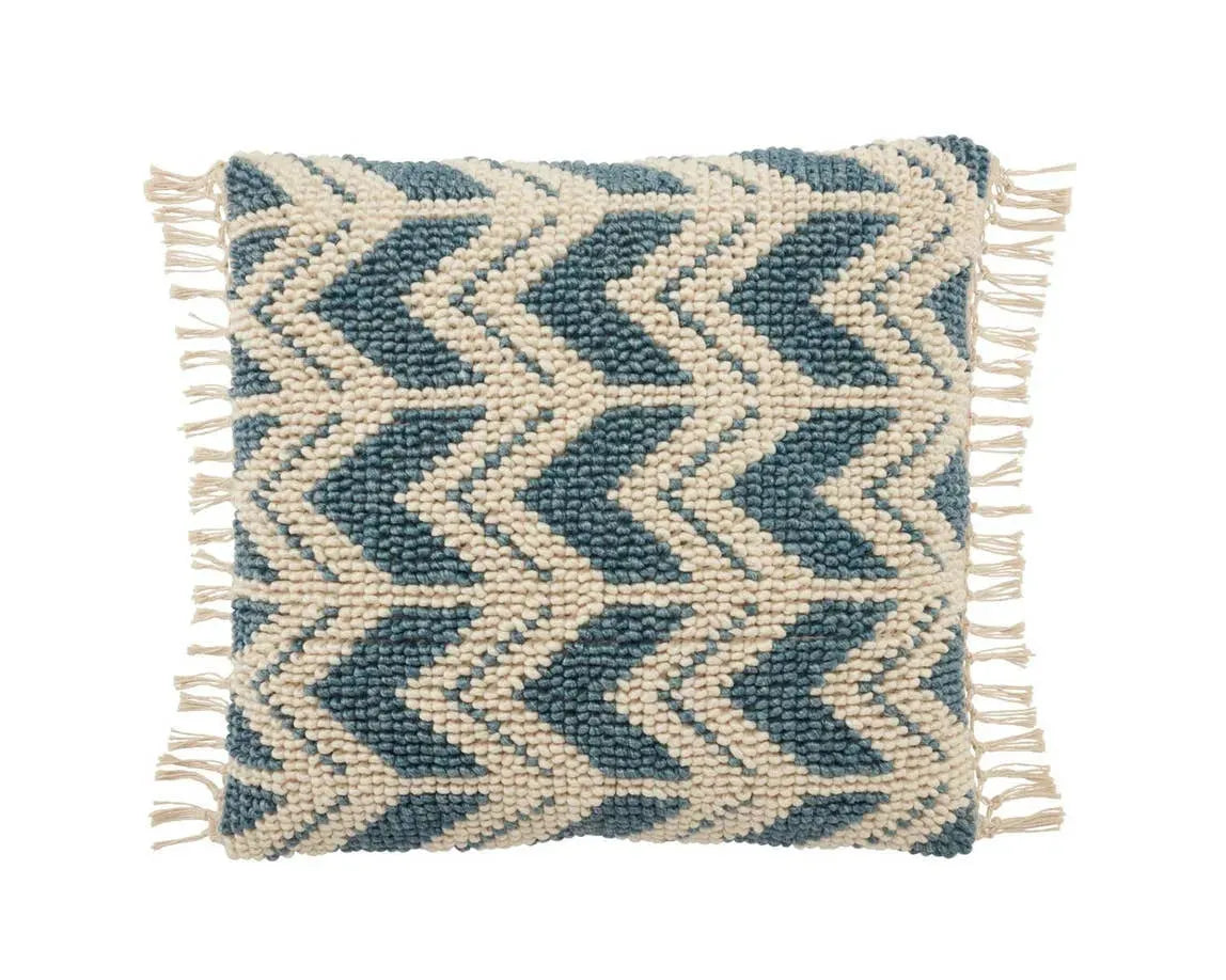 Bayu BAY05 Blue/Ivory Pillow