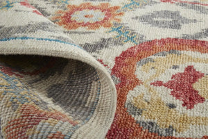 Beall 6712F Orange/Gray Rug