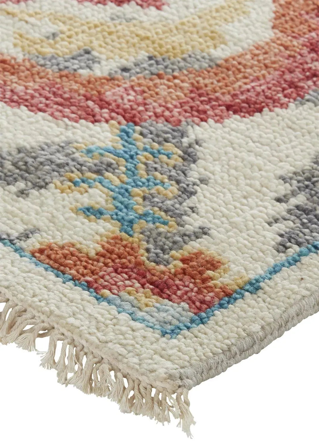 Beall 6712F Orange/Gray Rug