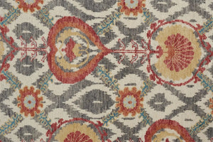 Beall 6712F Orange/Gray Rug