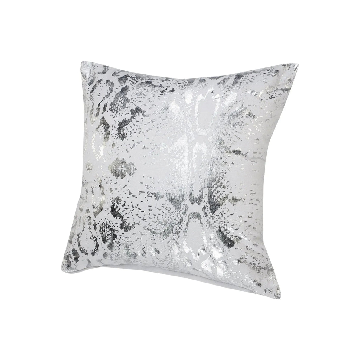 Beastly Lr07666 White/Silver Pillow