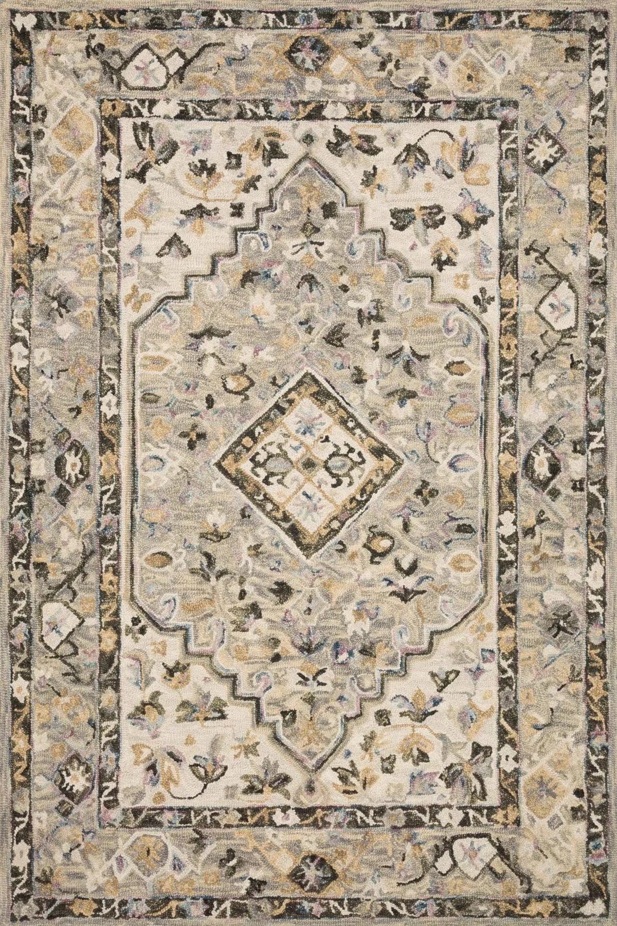 Beatty BEA-01 Grey/Ivory Rug