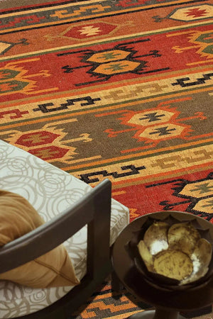 Bedouin BD01 Thebes Deep Rust Rug