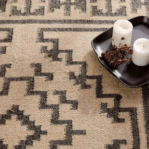 Bedouin BD24 Light Beige/Deep Black Rug