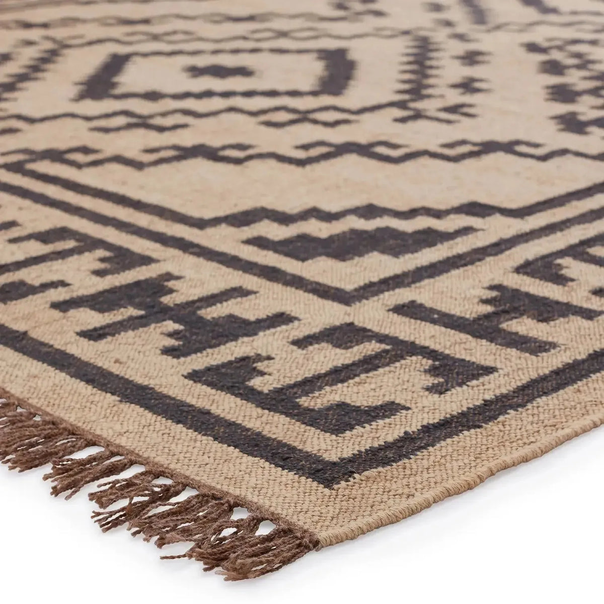 Bedouin BD24 Light Beige/Deep Black Rug