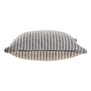 Beige and Cream Striped LR04651 Throw Pillow