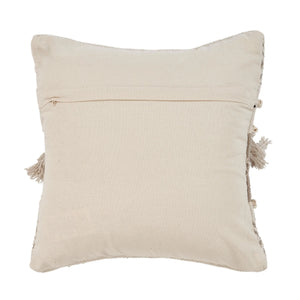 Beige Over tufted Farmhouse LR07318 Throw Pillow