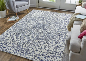 Belfort 8778F Ivory/Blue Rug
