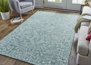 Belfort 8778F Teal/Ivory Rug