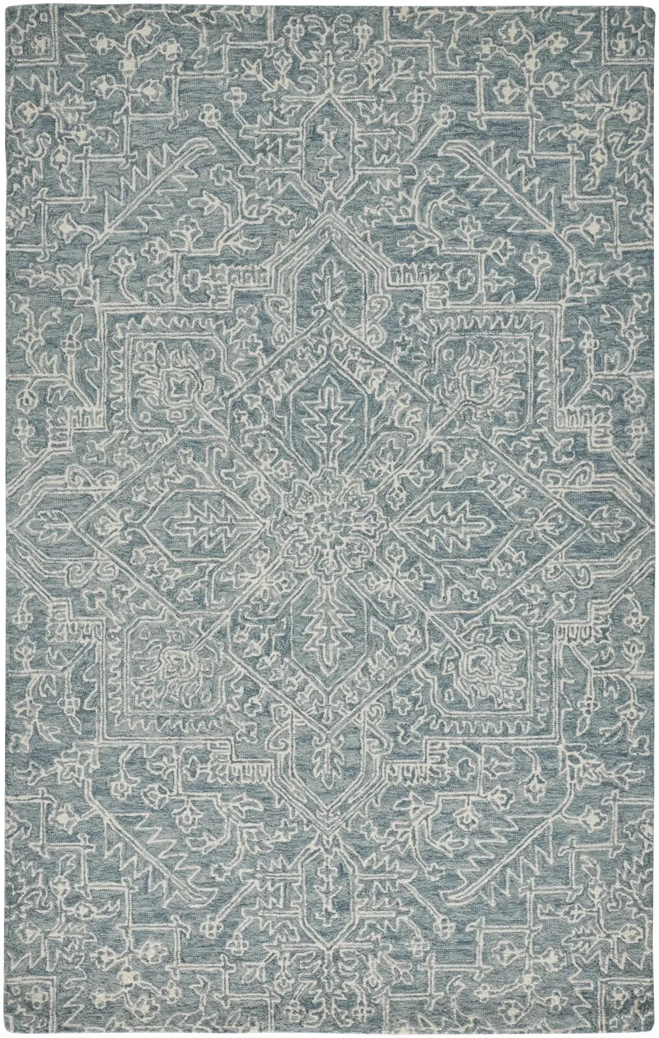 Belfort 8778F Teal/Ivory Rug