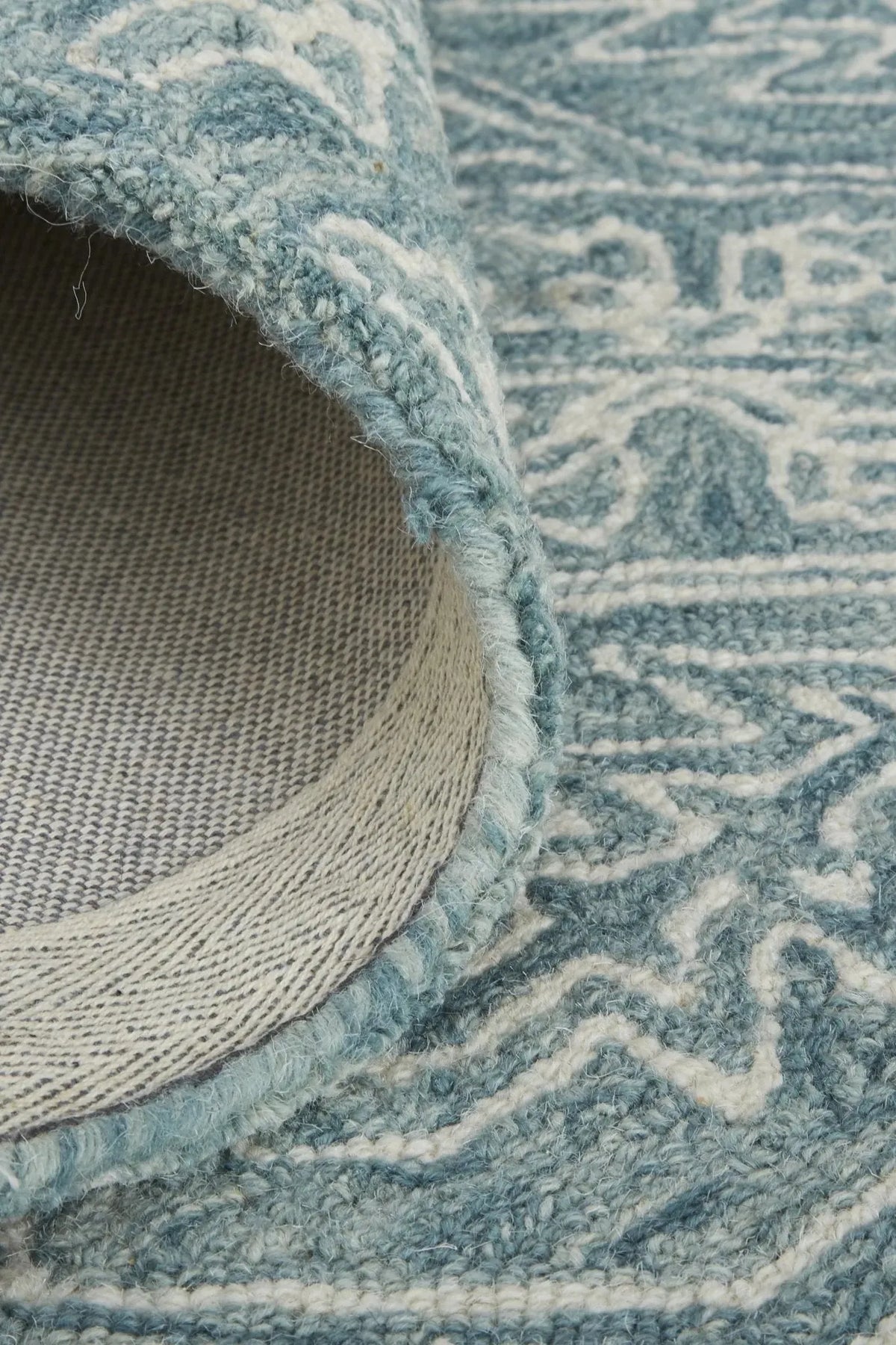 Belfort 8778F Teal/Ivory Rug