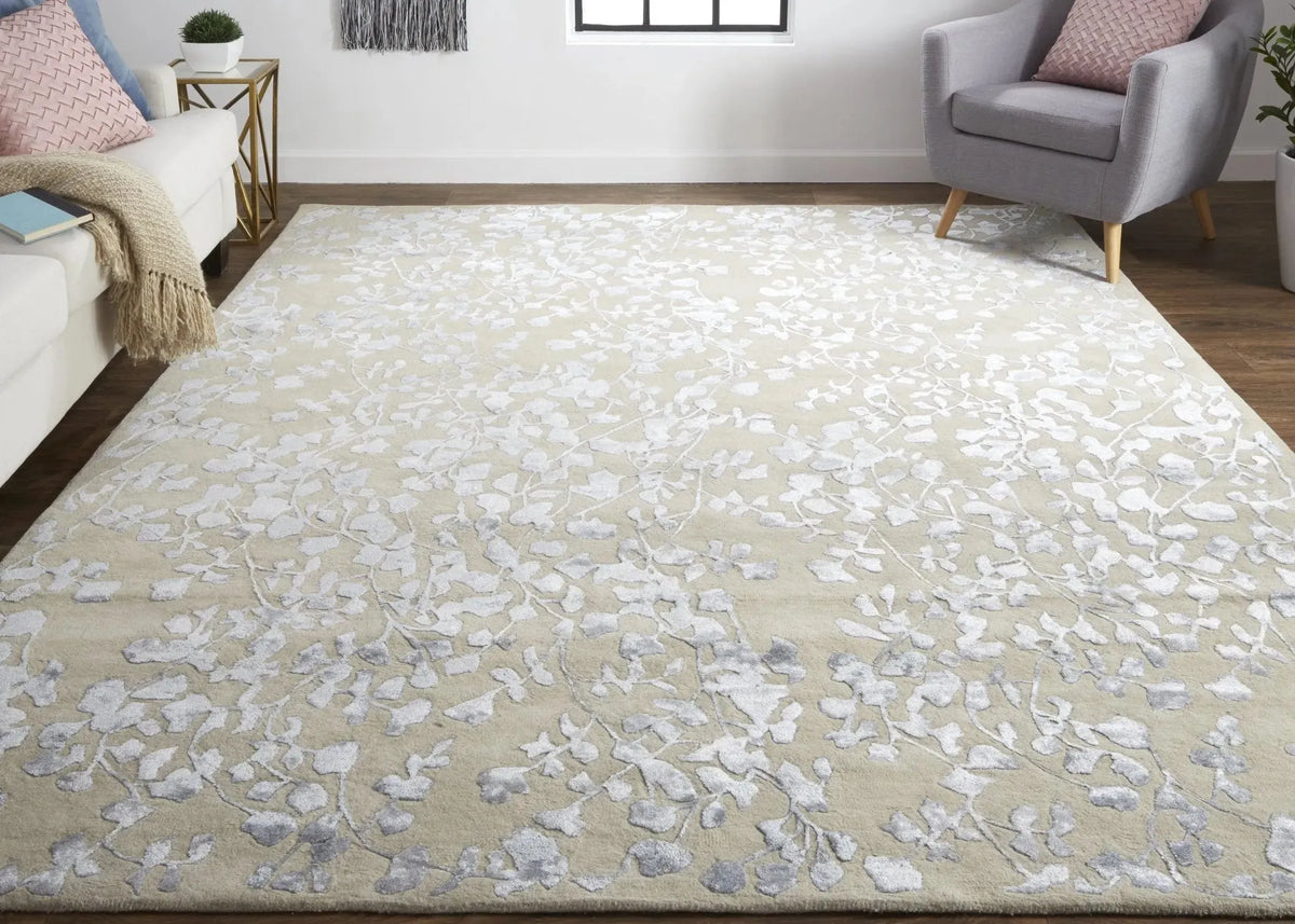 Bella 8832F Tan/Silver Rug