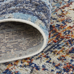 Bellini I39Cq Blue/Orange Rug