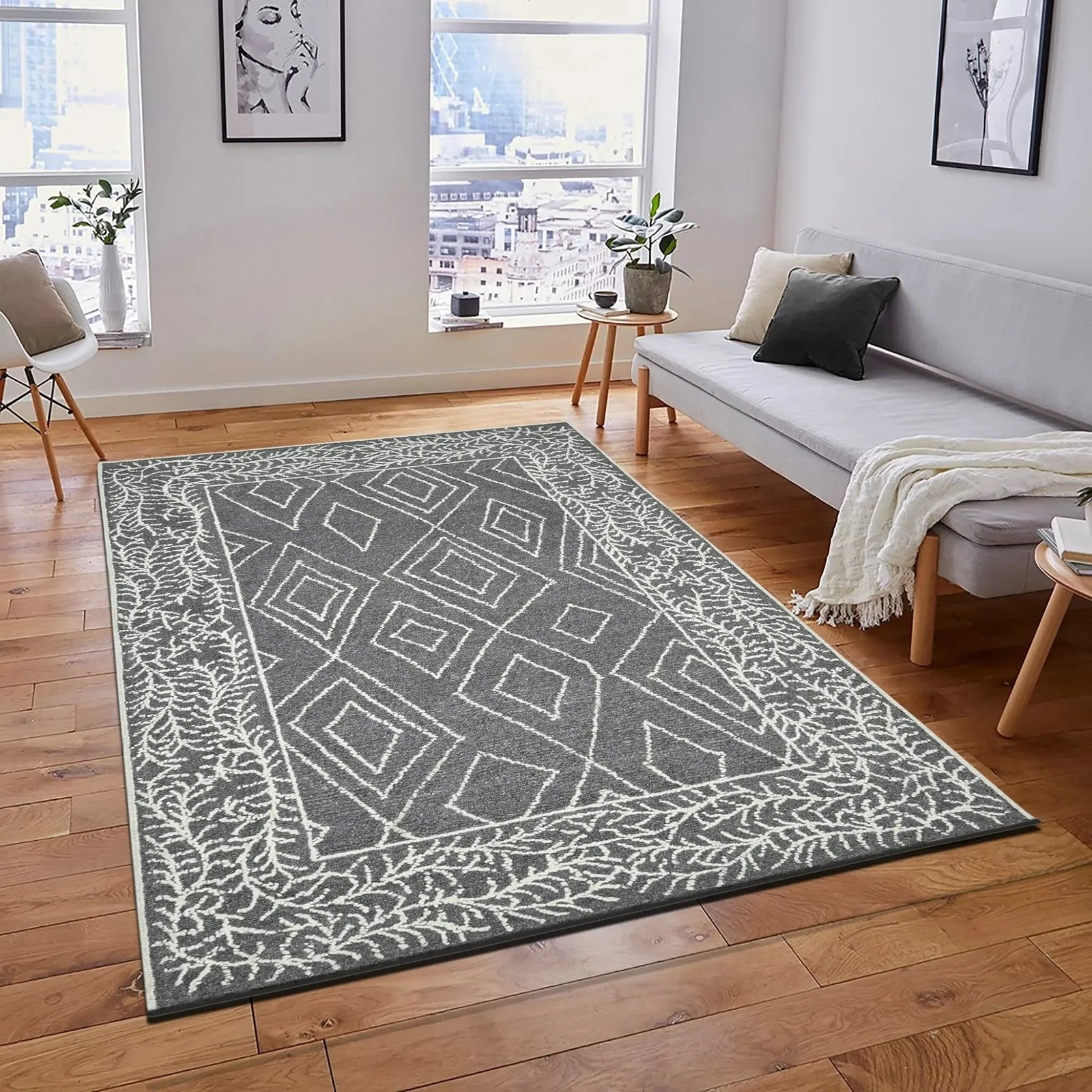 Berlin BER-5 Dark Grey Rug