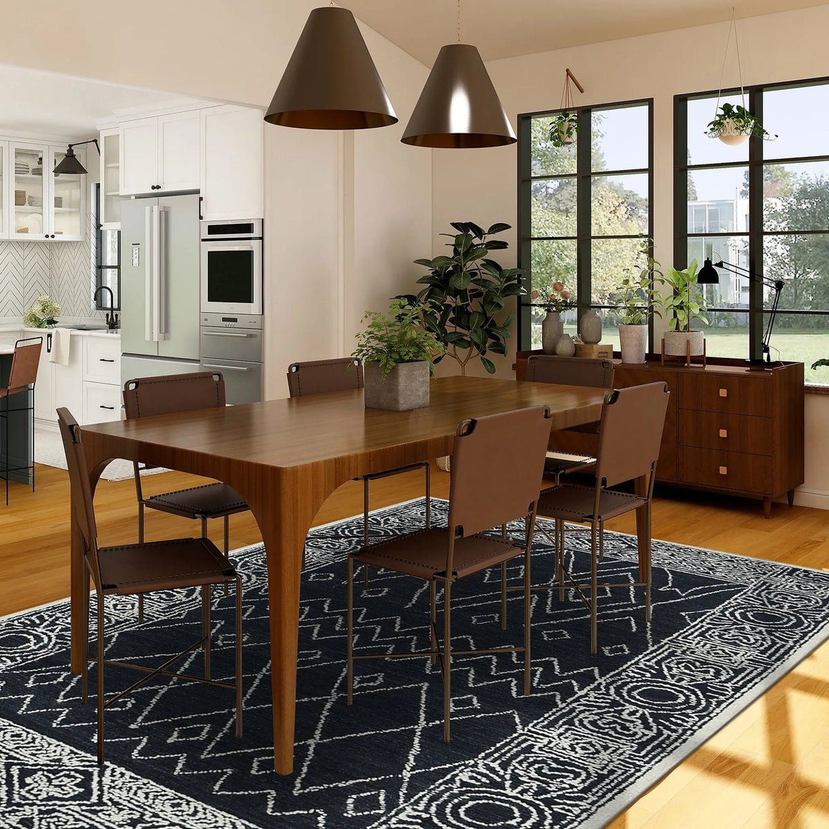 Berlin BER-6 Charcoal Rug