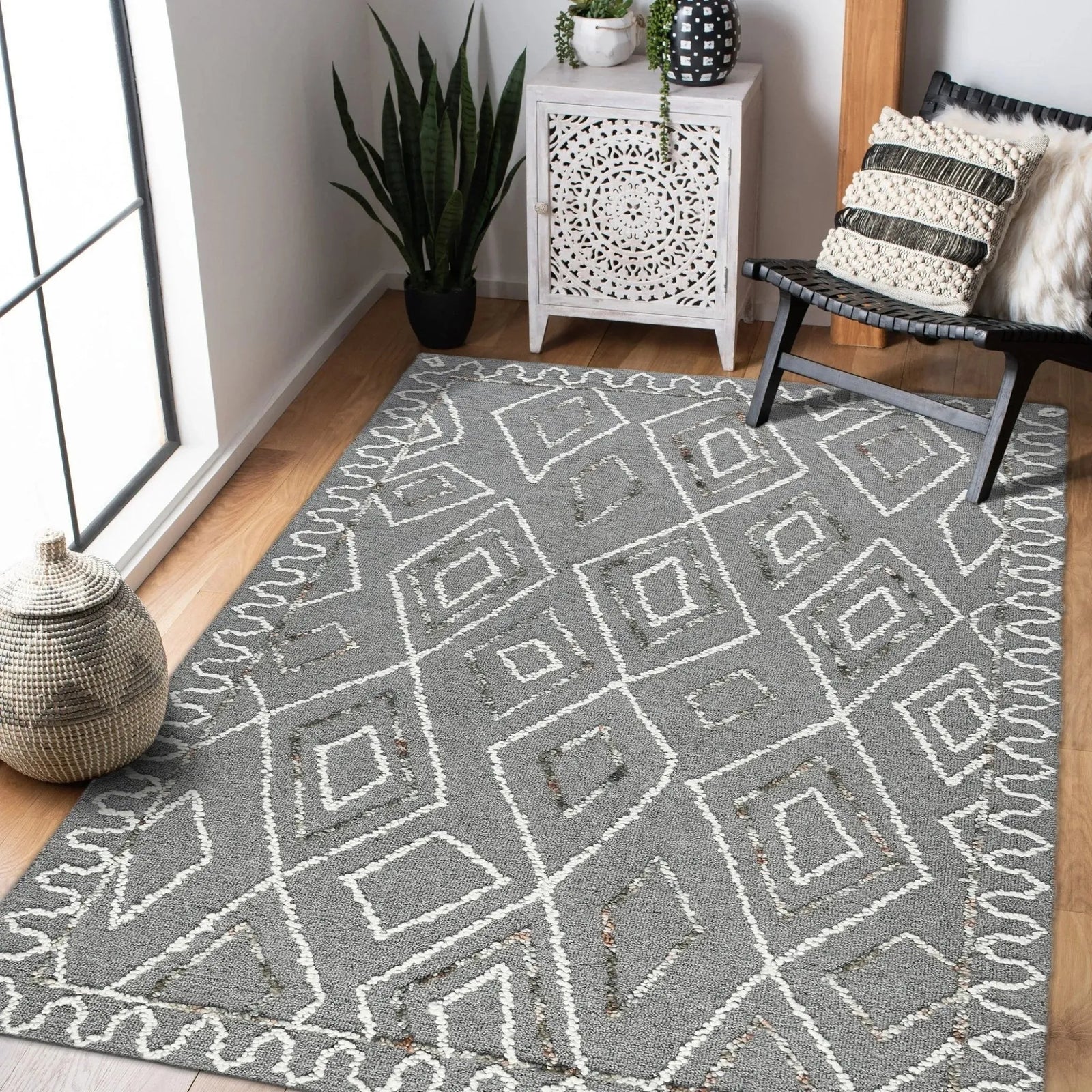 Berlin BER-8 Dark Grey Rug